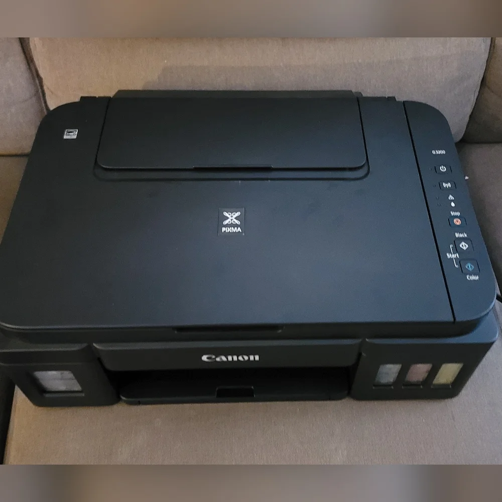 Canon - PIXMA G3200 Mega tank All in one- Black printer